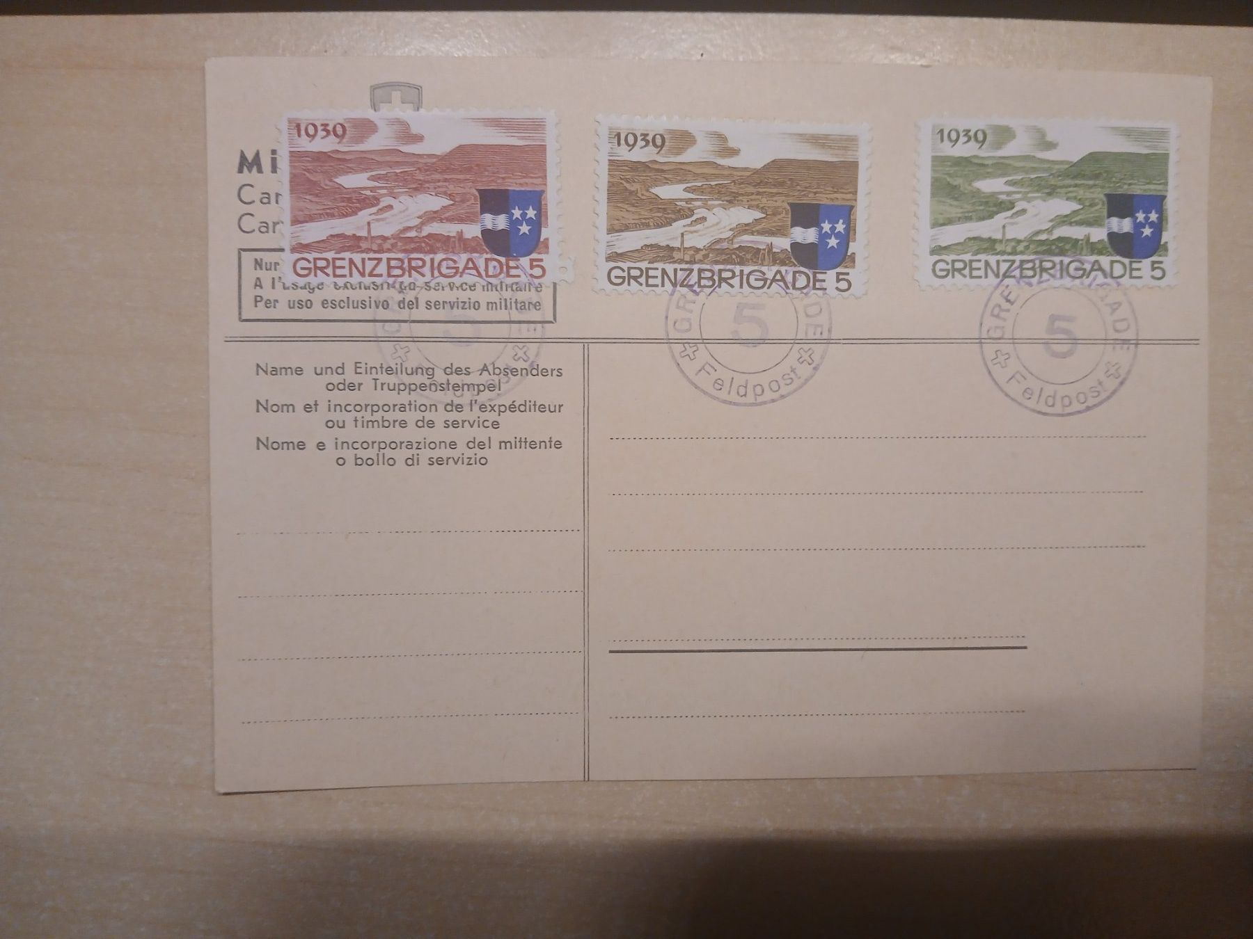 Tutti i francobolli: Feldpost 1939 / Briefmarken – Usato da Hittnau venduto da Agi010