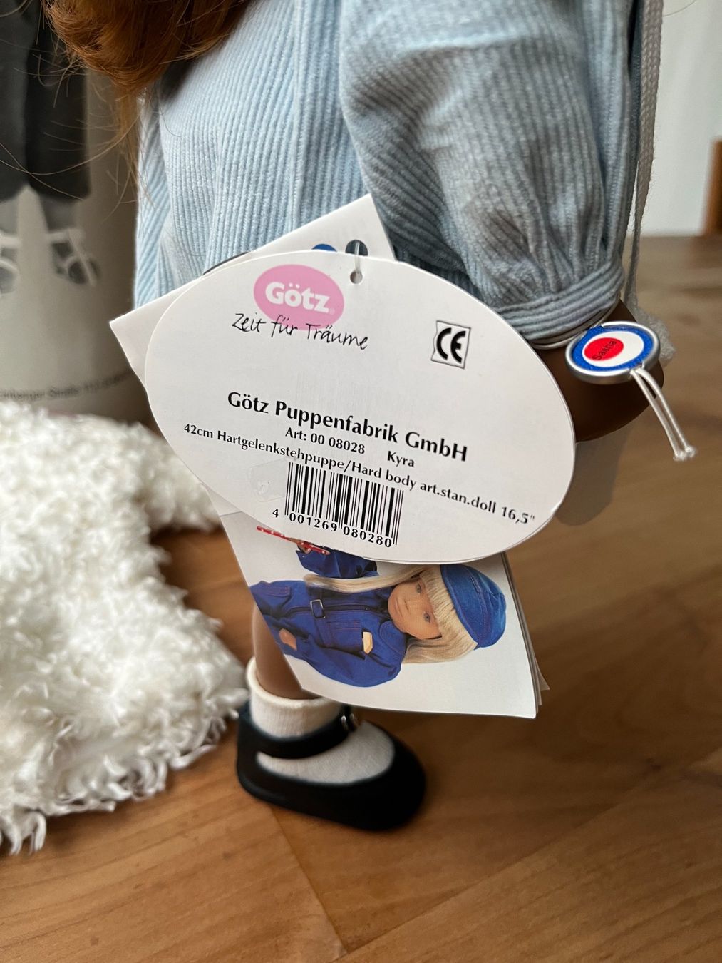 Götz Bambole: Original Sasha Puppe Kyra Eisprinzessin Goetz – Nuovo e nell'imballaggio originale da Arlesheim venduto da Bodenweg 6