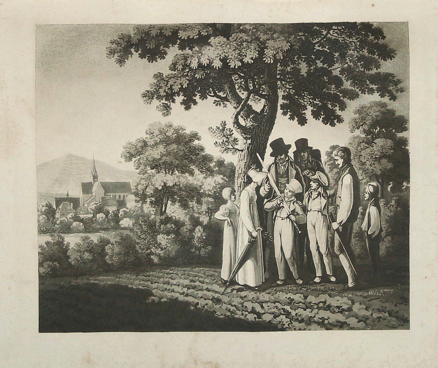 Stiche: Kappel, Zürich Neujahrsblatt 1814 – Gebraucht aus Rafz von Helvet32