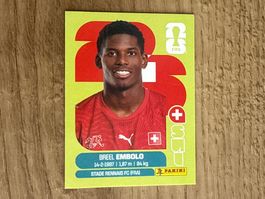 Panini FIFA WM 2026 Sticker Breel Embolo SUI 17