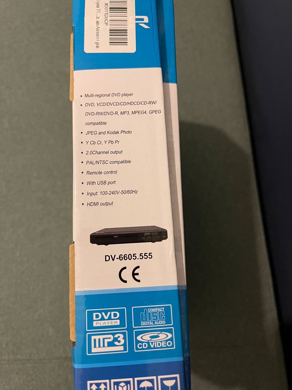 Sistemi audio & multimediali: Lecteur DVD KCR multizone neuf HDMI USB + télécommande – Nuovo e nell'imballaggio originale da Troinex venduto da Dedel73 3
