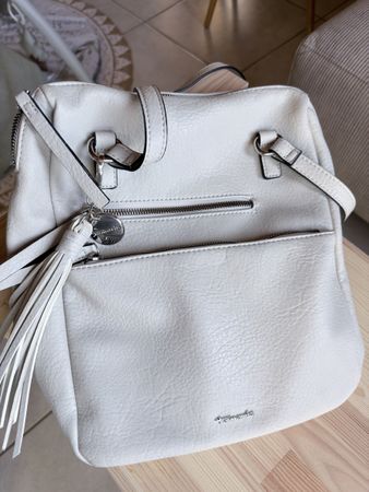 Tamaris Rucksack hellgrau verstellbare Riemen guter Zustand