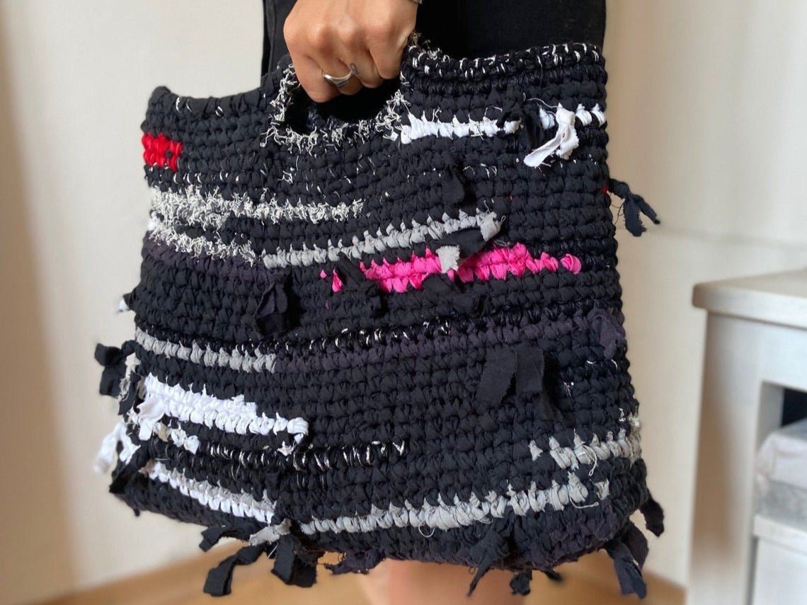Borse da donna: SAC EN CROCHET HANDMADE! PIÈCE UNIQUE – Nuovo e nell'imballaggio originale da Locarno venduto da NicoNion 6