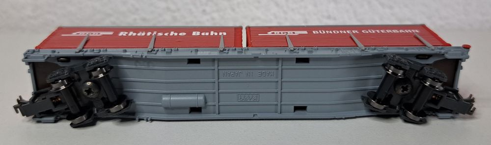 RhB Rhätische Bahn Container Güterwagen Spur N Neu OVP (Neu (gemäss ...