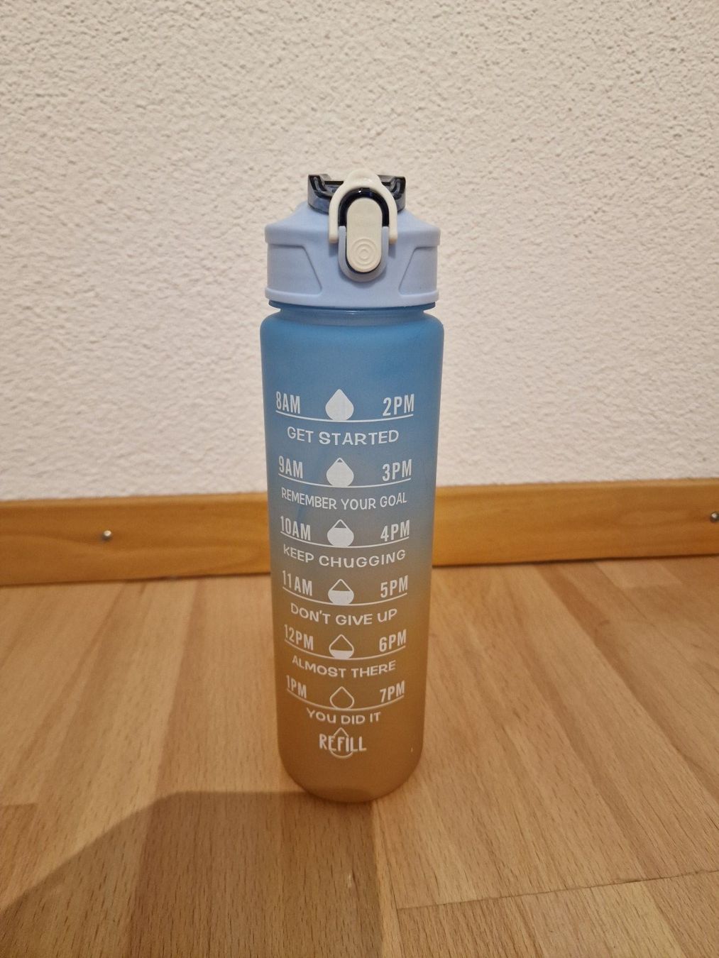 Borracce & Thermos: Wasserflasche Trinkflasche Kunststoff "Hellblau" – Nuovo (secondo la descrizione) da Buchrain venduto da Sssschaller