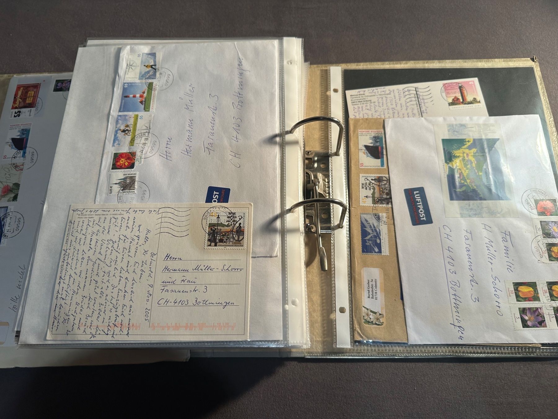 Alle Briefmarken: Sammlung Briefe Deutschland – Gebraucht aus Stettfurt von 2442 9