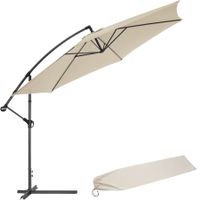 Sonnenschirm Ampelschirm Ciccio Ø 350 beige