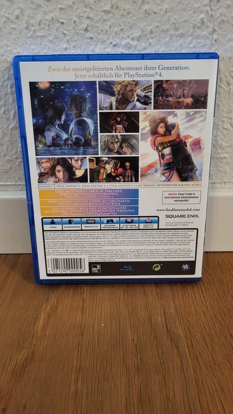 Sony Spiele: PS4 - Final Fantasy X/X-2 HD Remaster – Gebraucht aus Münsingen von DigitaleSpielecke 1