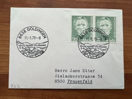 Goldingen Erstag Werbestempel Kleinbrief  (M298)