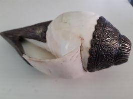Corne de Conque Tibétain. Instrument musique rituel