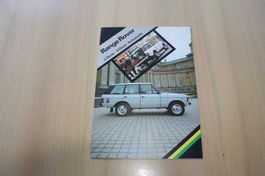 Range Rover Prospekt 2/4 Türer, Jahrgang 1983