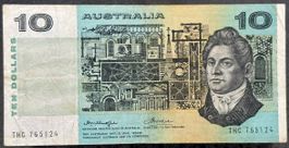 Australien 10 Dollar Note, Sammlerstück
