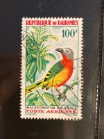 Dahomey 1966 Vogel 100F gestempelt