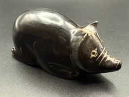 Vintage Dachs dekorative Figur