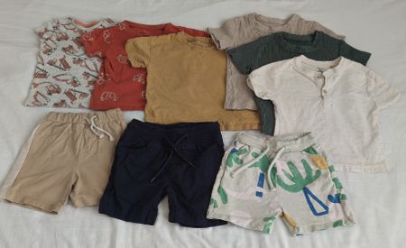 Babykleiderpaket Sommer Gr. 80–98 | 9 Teile 