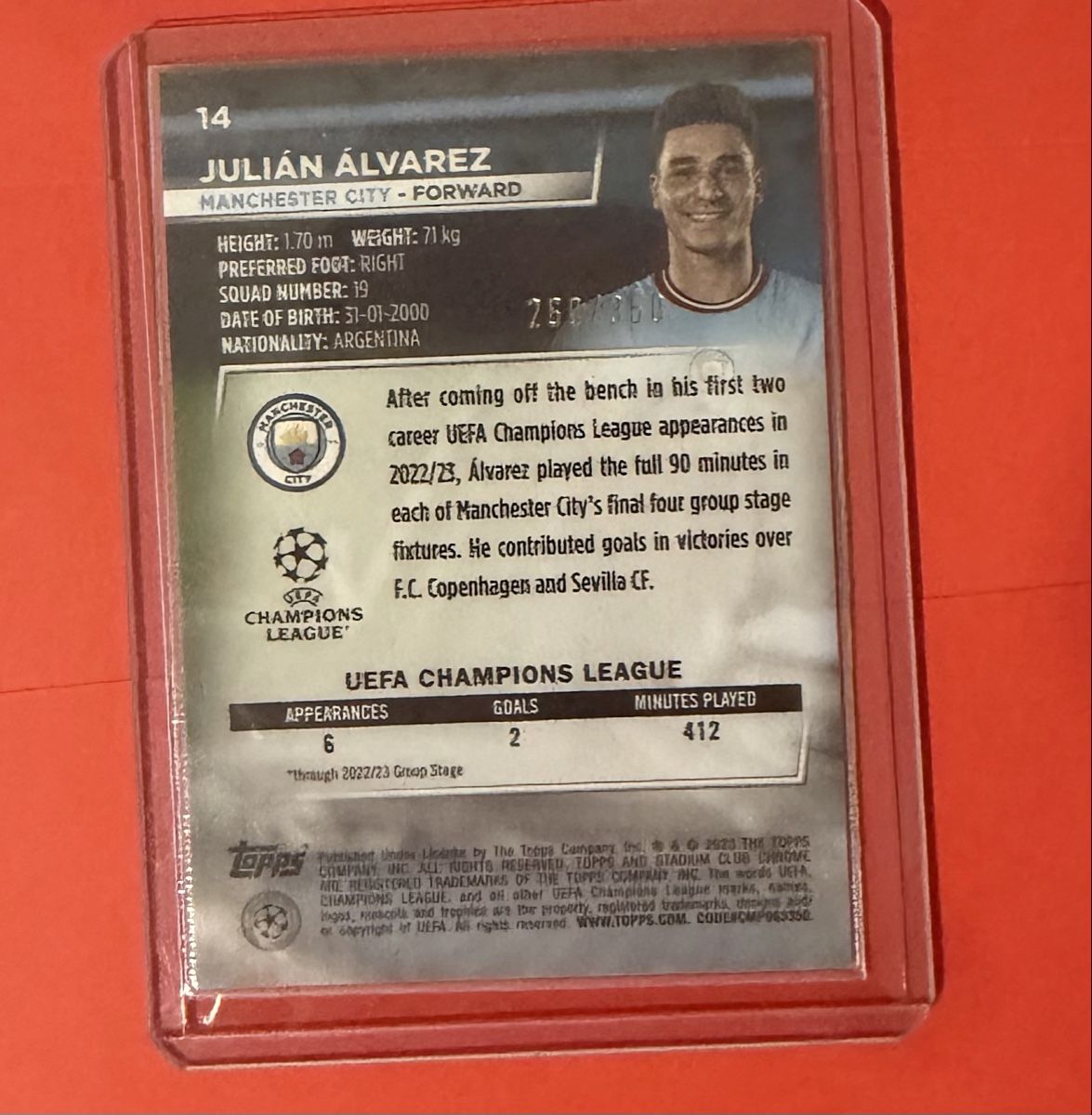 Topps Carte collezionabili: Manchester City Sammlung (Auto, Patch & nummerierte Karten) – Nuovo (secondo la descrizione) da Embrach venduto da BenzosCards 3