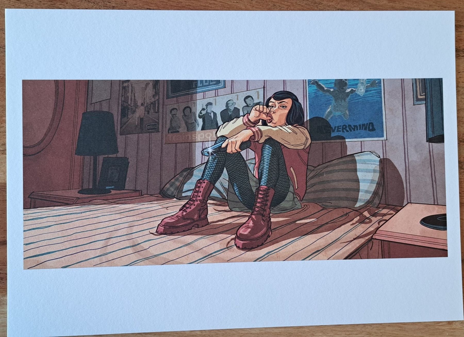 Comics: EX-LIBRIS A4 Un avion sans elle, neuf. – Neu (gemäss Beschreibung) aus Dorénaz von DaWiiD