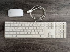 Apple Tastatur und Maus mit Nummer CH Layout guter Zustand