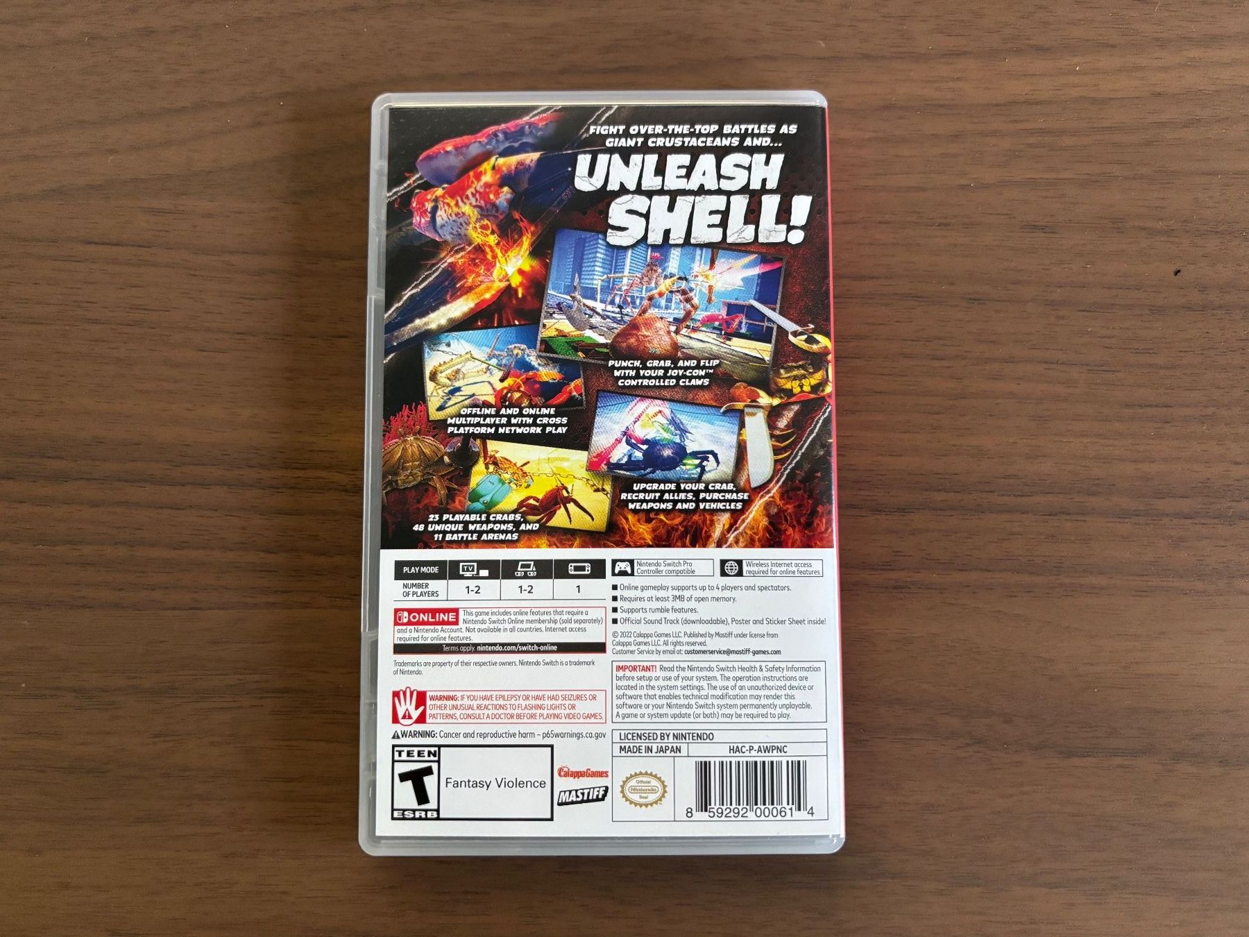 Nintendo Giochi: Fight Crab [Nintendo Switch] – Usato da Killwangen venduto da Ryusens 1
