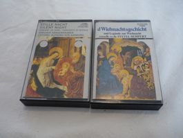 2x MC Kassetten Tudor - Stille Nacht + Weihnachts Geschichte