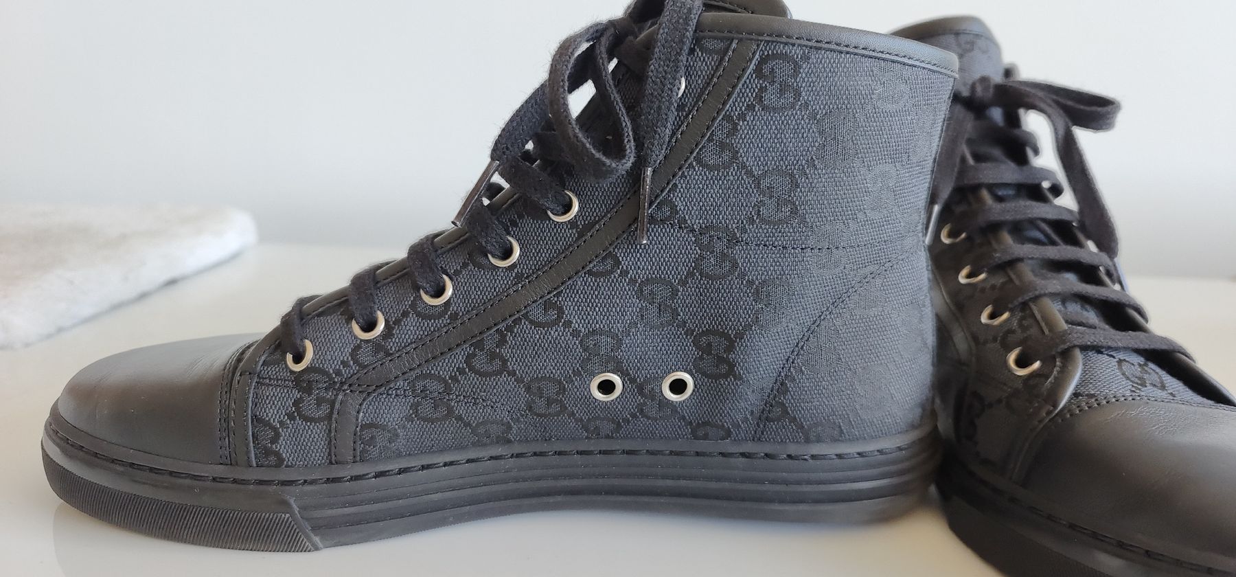 Gucci Scarpe da uomo: Gucci high top Sneaker 40 – Nuovo (secondo la descrizione) da Meilen venduto da Aphrodite87