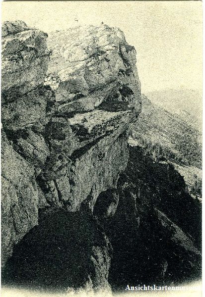 Cartoline postali: Sommet du chasseron + ca. 1900 – Usato da Emmenbrücke venduto da teestube