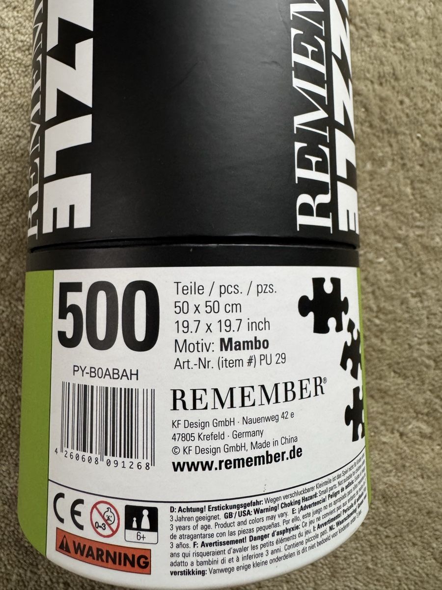 Puzzle: Puzzle 500 pcs. – Nuovo (secondo la descrizione) da Massagno venduto da ilm_vd96 1