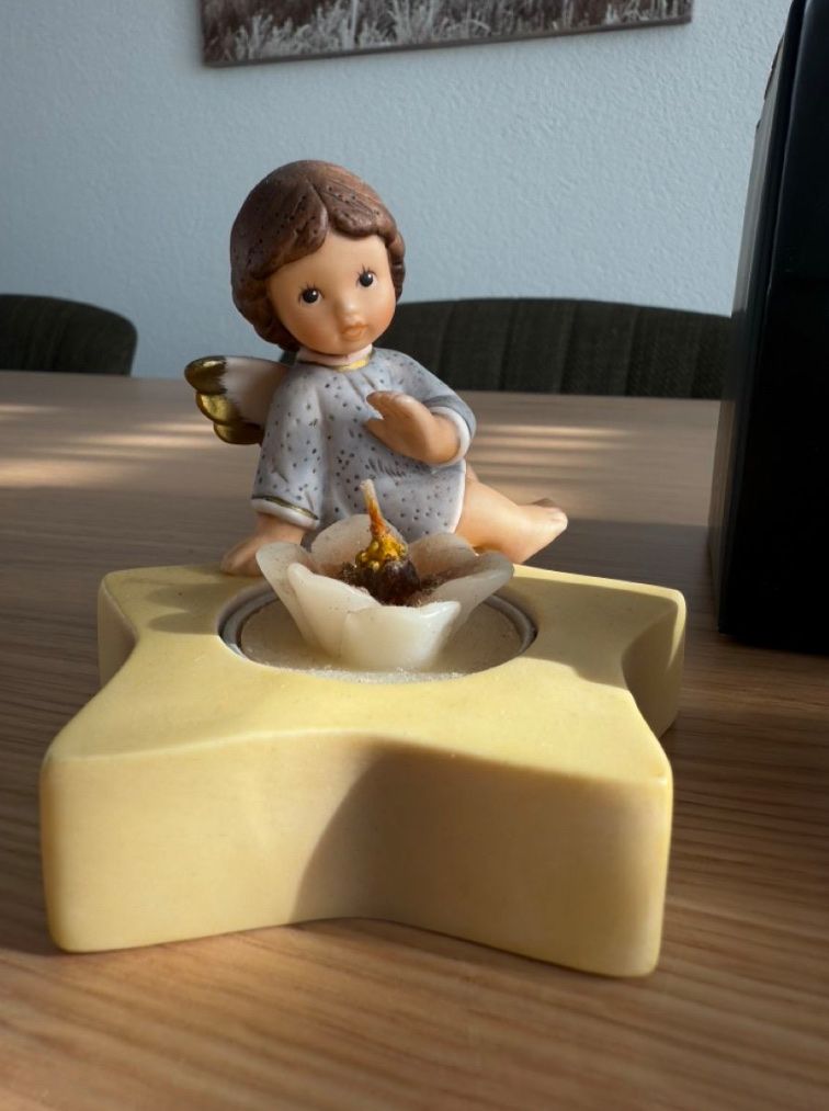 Statuette: Süsser Goebel Engel mit Stern Teelicht – Usato da Sarmenstorf venduto da Nathaliie_21