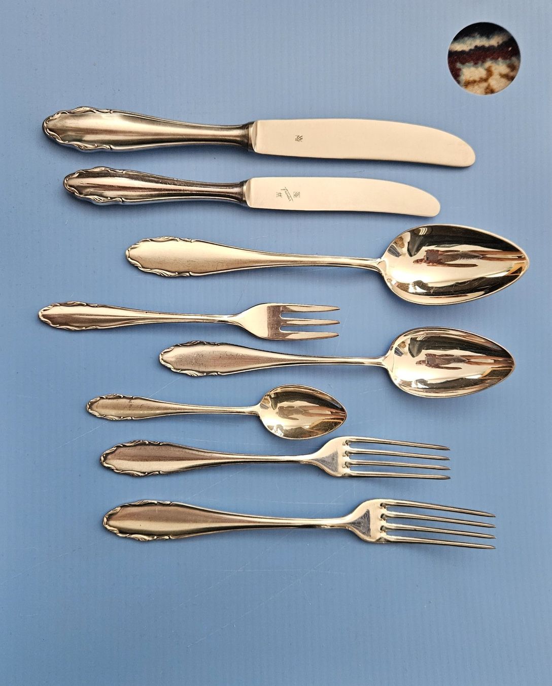 WMF Bestecksets: Silberbesteck von WMF – Gebraucht aus Meyriez von Zigzagzug