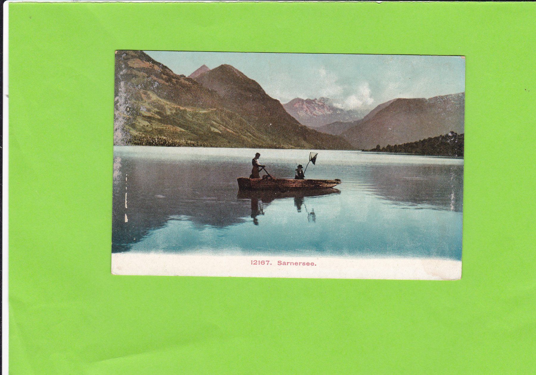 Ansichtskarten: Sarnersee-Ruderboot – Gebraucht aus St. Peterzell von neckertal
