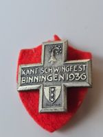 Schwingfest Abzeichen Binningen 1936 – Kantonal / Huguenin