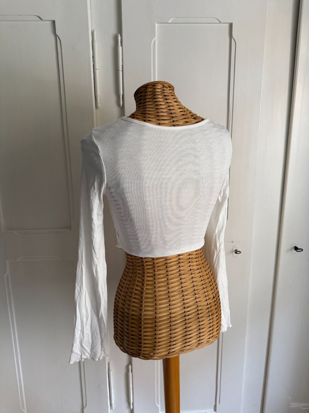 Shein T-shirt: Langarmshirt weiss XS – Usato da Zürich venduto da Diazaio 2