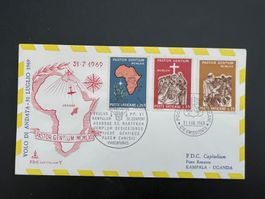 1969 Vatikan FDC auf Brief  (G599)