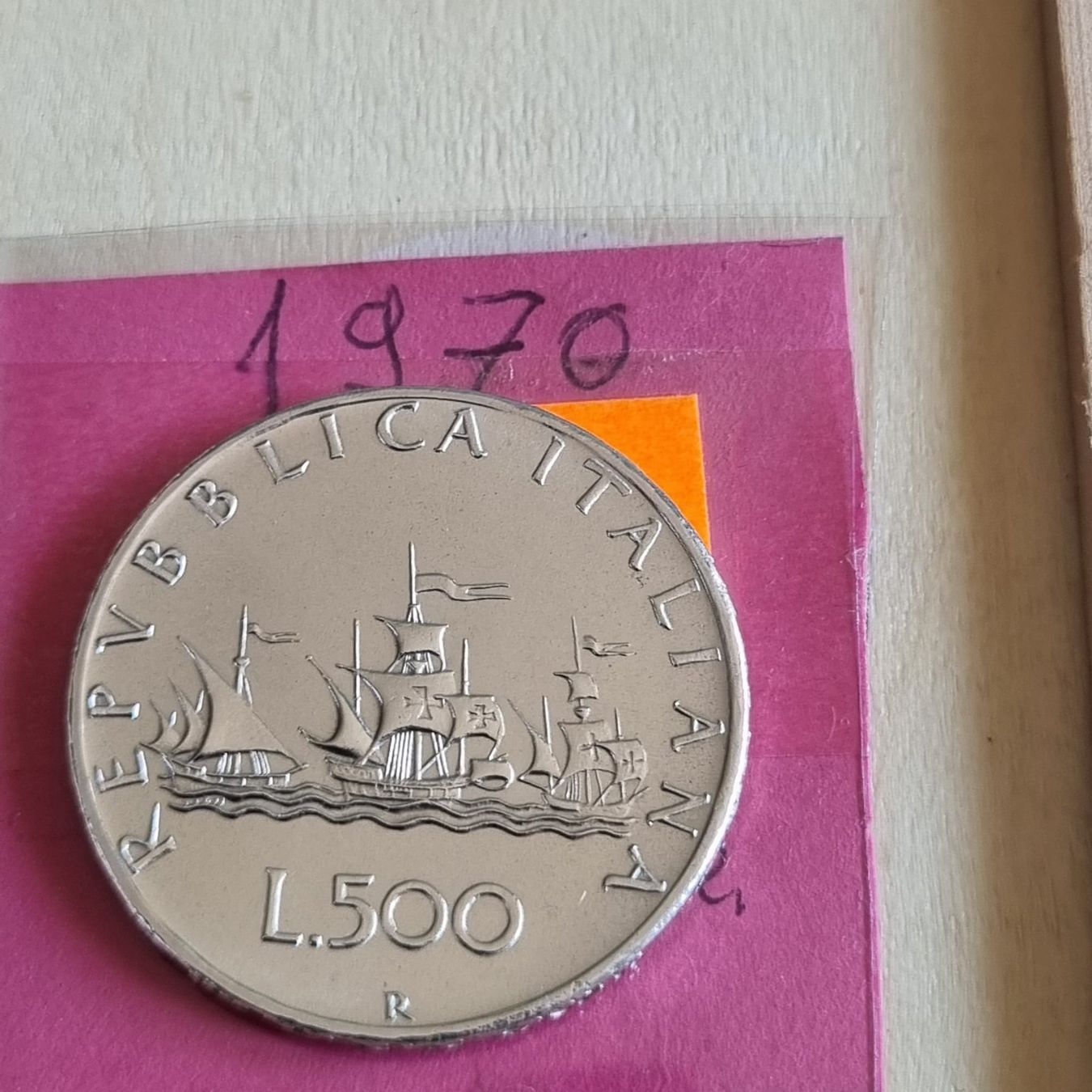 Alle Münzen: 500 Lire 1970 ARGENT Italie – Gebraucht aus Genève von cor_2ryx 1