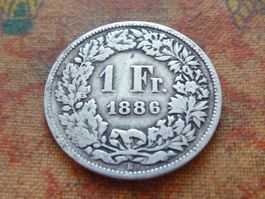 1 Fr. 1886   (A)