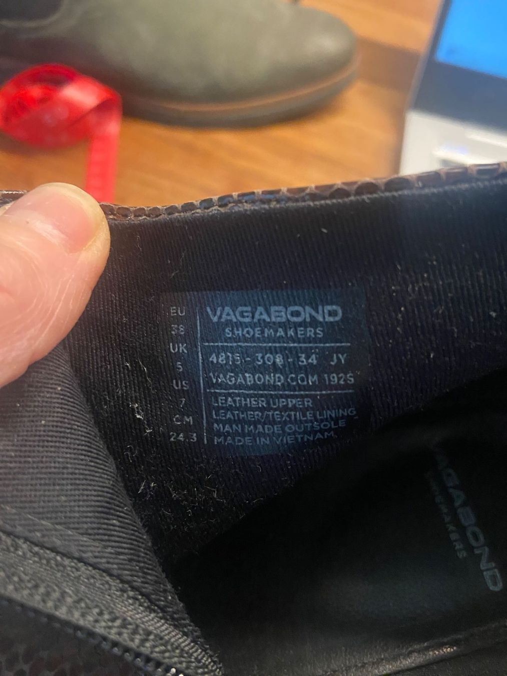 Vagabond Damenschuhe: Leder-Übergangsschuh mit Gummisohle, Grösse 38 – Gebraucht aus Zürich von bia_8hxd 3