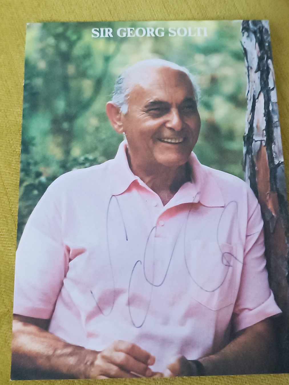 Autografi: George Solti - handsigniert – Usato da Menziken venduto da Artographs