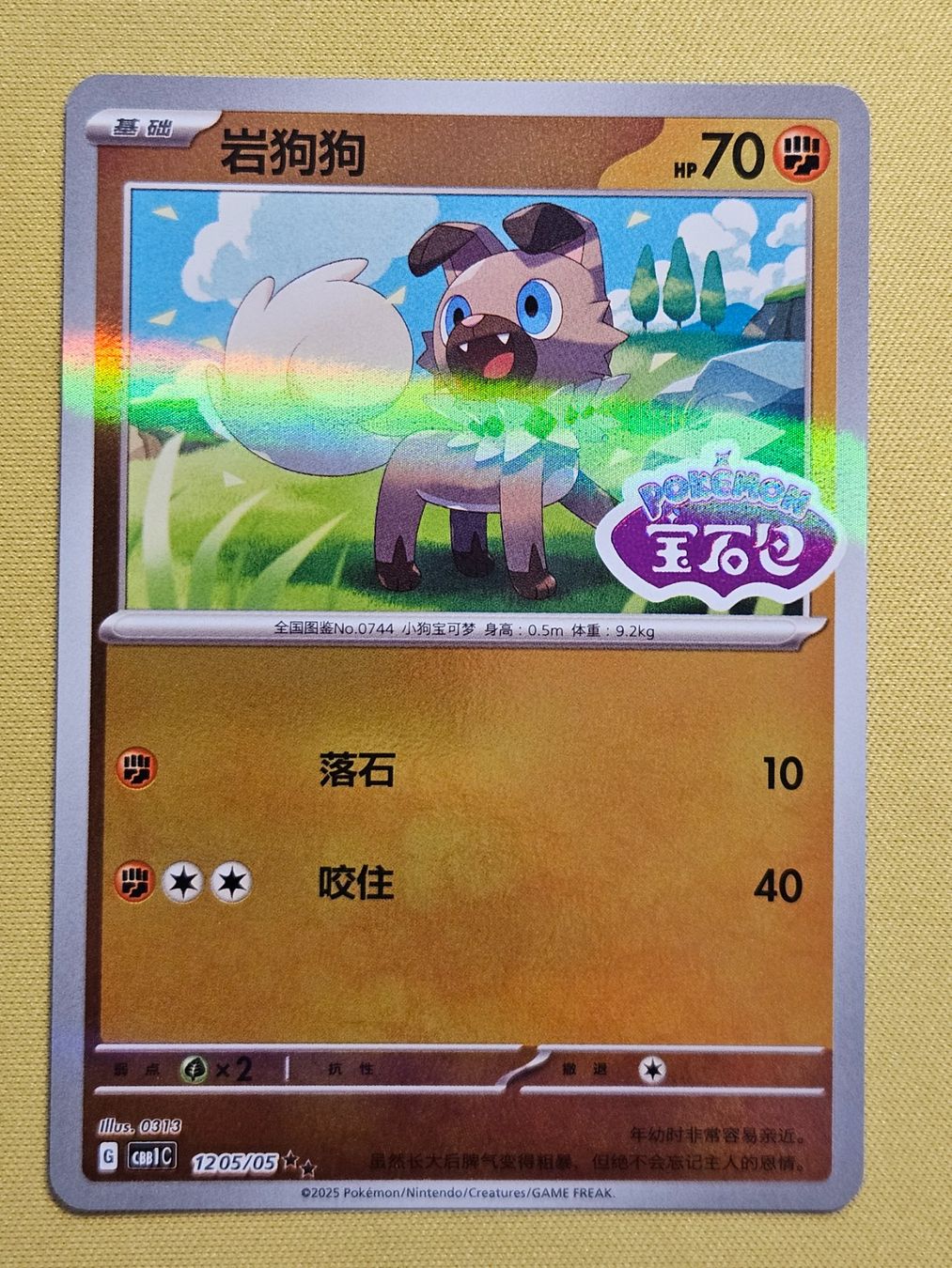 Pokémon Carte collezionabili: CBB1C Gem Pack Vol. 1 - Rockruff 1205/05 – Usato da Bellinzona venduto da Pokemarco