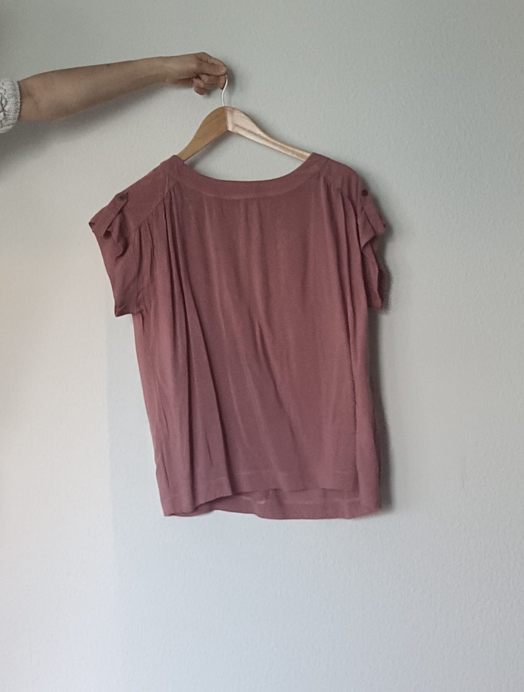 Nafnaf Camicette: Office pink blouse - Elegant Naf Naf great condition – Usato da Rotkreuz venduto da Prelovedswitzerland 3