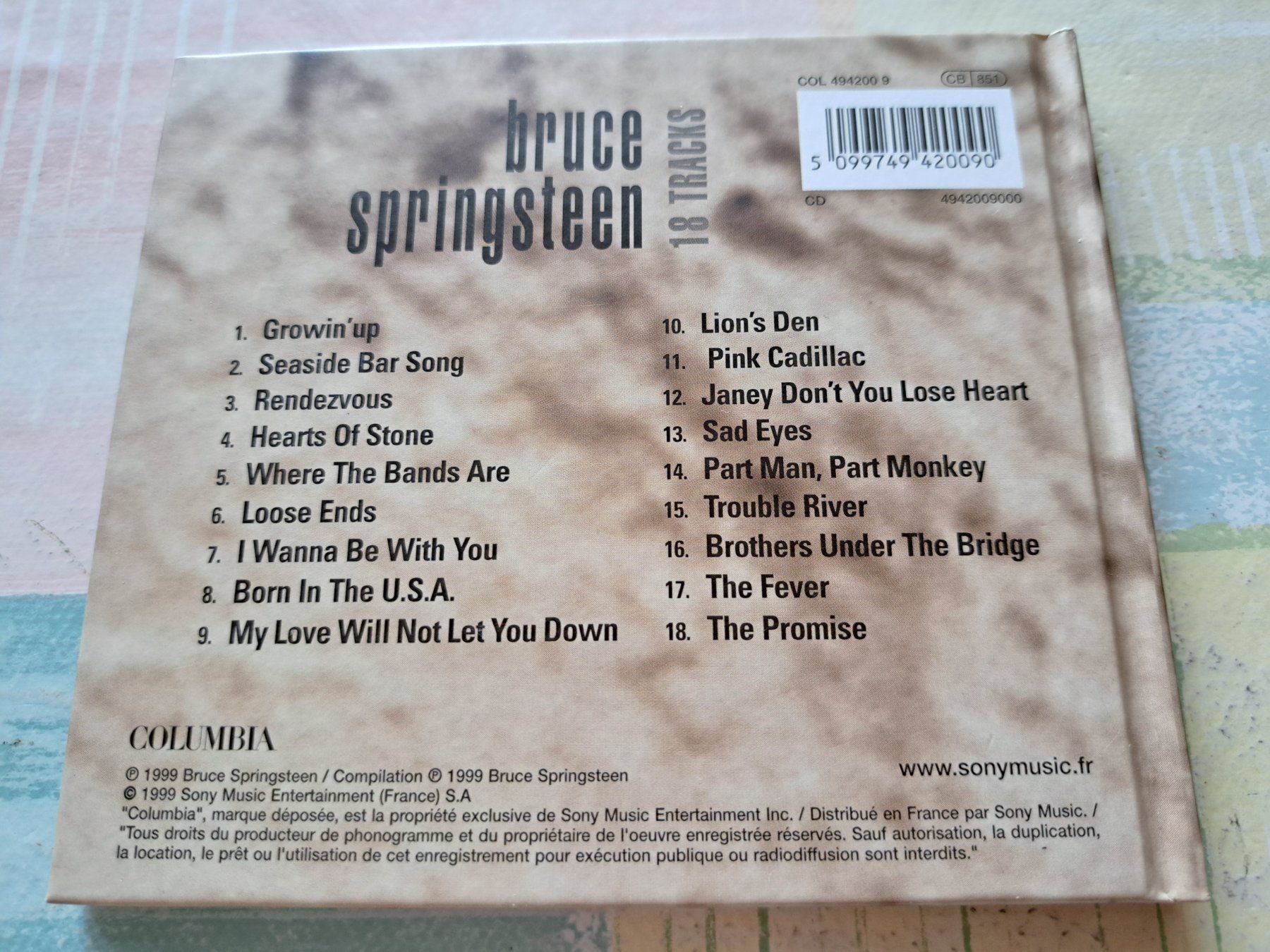 CDs: CD Bruce Springsteen - 18 tracks – D'occasion à Pully par bro_n52j 1