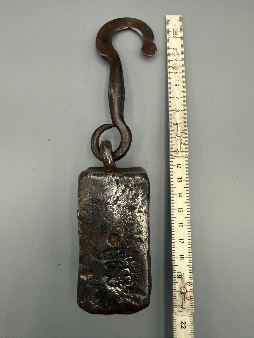 Bilance e pesi: Antikes EisenGewicht zu einer Waage Bern 1713 – Usato da Ueberstorf venduto da Brocandi 6