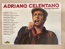 Promoplakat Adriano Celentano (Kante defekt)