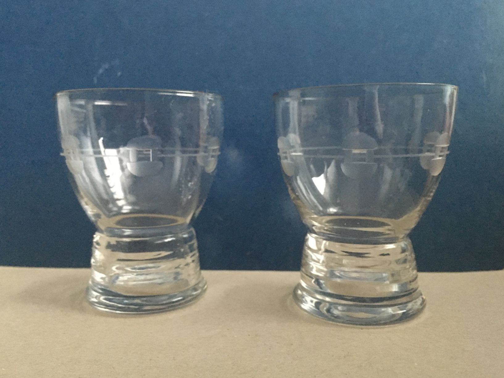 Bicchieri: 2 Gläser Art Deco – Nuovo (secondo la descrizione) da Lyss venduto da Punktum01