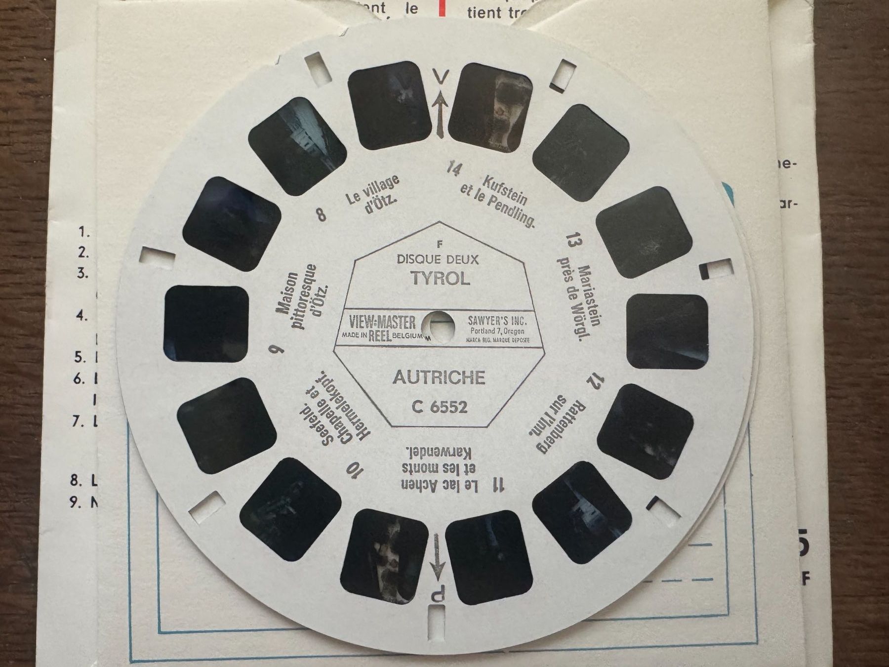 View-master Spielzeuge: View-Master 3D: Nr. C 655 TYROL ÖSTERREICH – Gebraucht aus Tegerfelden von siebenmacky 4