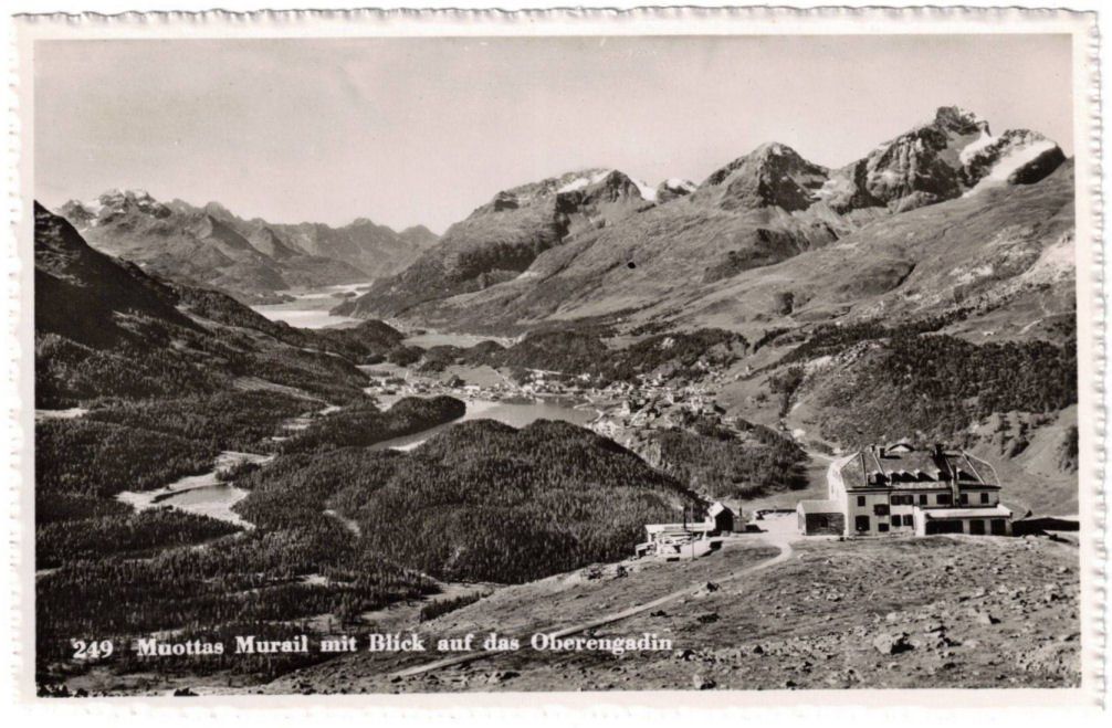 Cartoline postali: St. Moritz - Standseilbahn Muottas Muragl Bergstation – Usato da Binningen venduto da Mountainrider