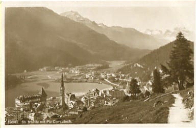 Cartes postales: St. Moritz mit Piz Corvatsch – D'occasion à Ottikon b.Kemptth. par Neptun1974