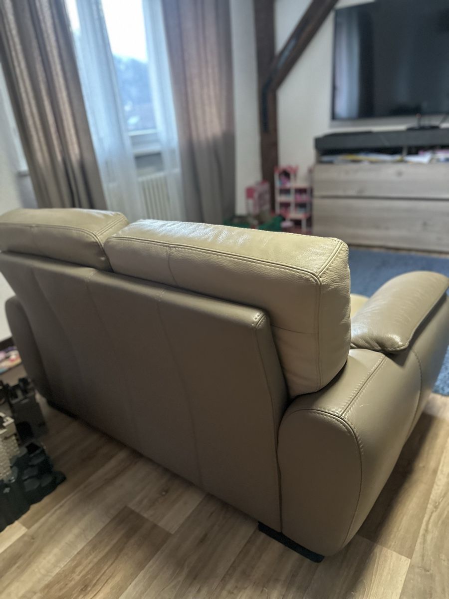Divani: Set canapé cuir véritable – Nuovo (secondo la descrizione) da Massongex venduto da SwissDistributor 3