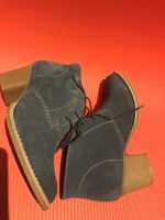 Damen Tamaris Stiefeletten Blau Gr 36
