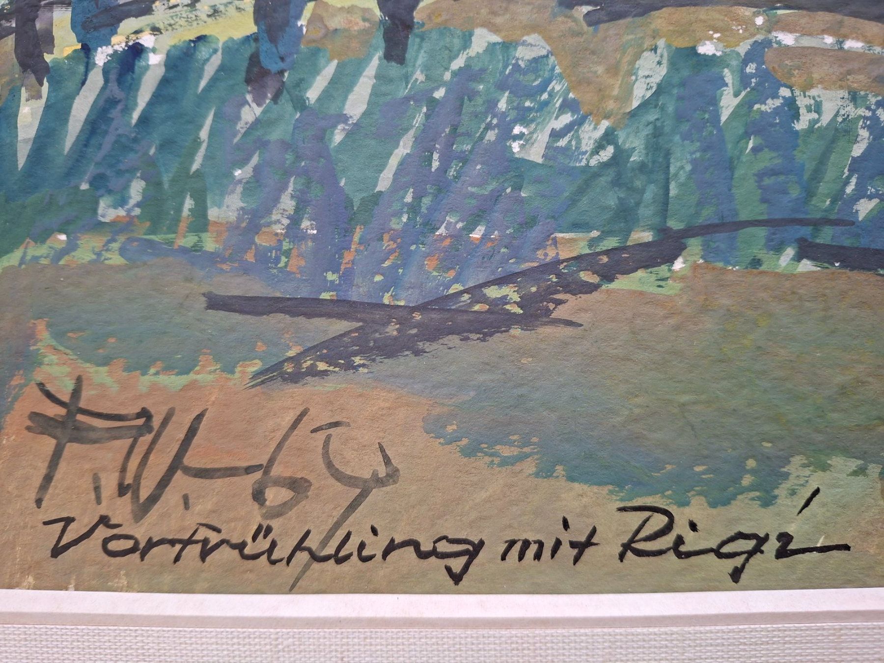 Dipinti: Vorfrühling mit Rigi. – Usato da Goldach venduto da armando_r 2