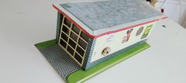Alte Blech Spielzeug Garage von Arnold 50 er Jahre original 